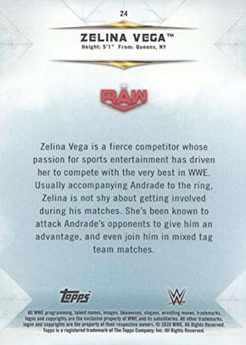 2020 TOPPS WWE Undisputed 24 Zelina Vega Raw Wrestling Card