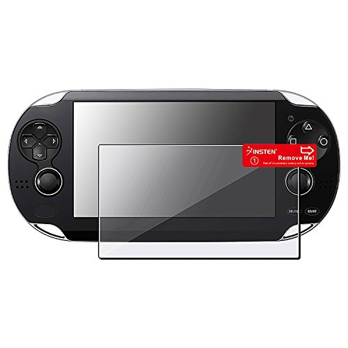 Insten 3 x protetor de tela cristalina reutilizável compatível com a Sony PlayStation PS Vita / PS Vita 2000