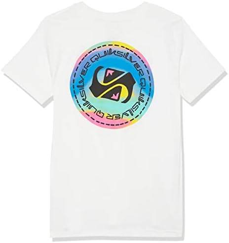 Camiseta de fluxo colorida de meninos quiksilver