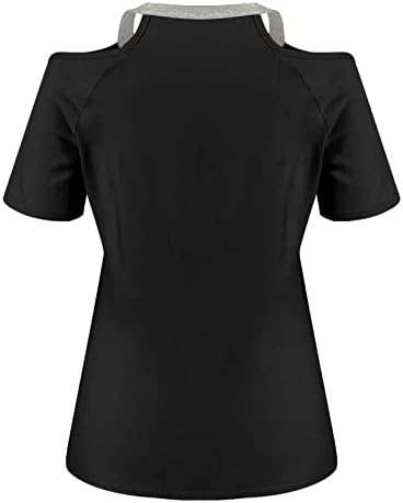 2023 Camisas de Páscoa para mulheres casuais férias soltas halter / túnica pesco