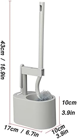 Escova de vaso sanitário de guojm tocador higiênico suporte de parede doméstica pincel de vaso sanitário de parede de
