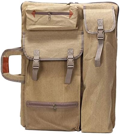 Livra de desenho de lona Saco de zíper esboço PACK 4K Backpack Back Bag Art Picture Artist Portfolio de suprimentos de