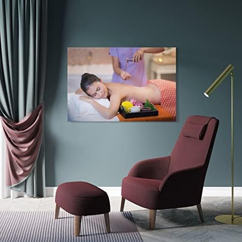 Poster de salão de beleza corporal de beleza massagem integral spa Poster Canvas Pintura Poster de arte de parede para quarto