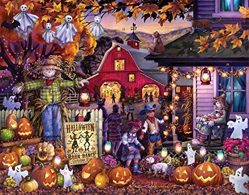 Companhia de Natal de Vermont Halloween Barn Dance Countdown Calendar