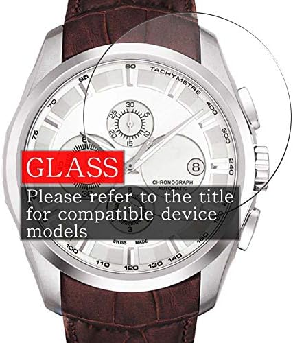 Protetor de tela de vidro temperado Synvy [3 pacote], compatível com Seiko 5 SRP661J1 9H FILM Smartwatch Smart Watch Protectors