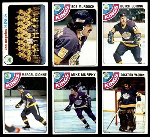 1978-79 Topps Los Angeles Kings perto da equipe definida Los Angeles Kings-Hockey GD+ Kings-Hockey