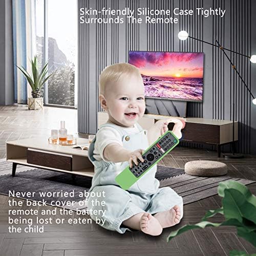 Caso remoto verde luminoso para capa remota da Sony TV, para Sony RMF-TX621U RMF-TX520U RMF-TX500T RMF-TX621E RMF-TX520E
