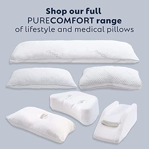 Travesseiro corporal de espuma de memória PureCOlfort para adultos - resfriamento e travesseiro de corpo inteiro respirável