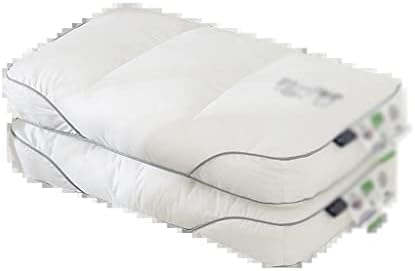 Algodão Asuvud e travesseiros de seda ajudam você a dormir. Um par de travesseiros domésticos é confortável e macio