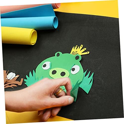 Toyvian 20 folhas de papel esponja papel handicraft folha de artesanato de papel EVA artesanato artesanal artesanato para crianças