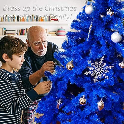 Árvore de Natal por altura 4 pés 5 pés 6 pés 7ft 8ft, árvore de Natal Azul grande árvore artificial da árvore de Natal criptografada