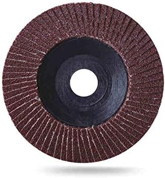 Xucus 10pcs Discos de retalho profissional 100mm 4 polegadas discos de lixamento 40/60/80/120 Rodas de moagem de areia lâminas para