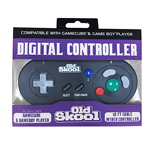 Controlador Digital Skool Old Compatível com GameCube e Gameboy Player -, Black