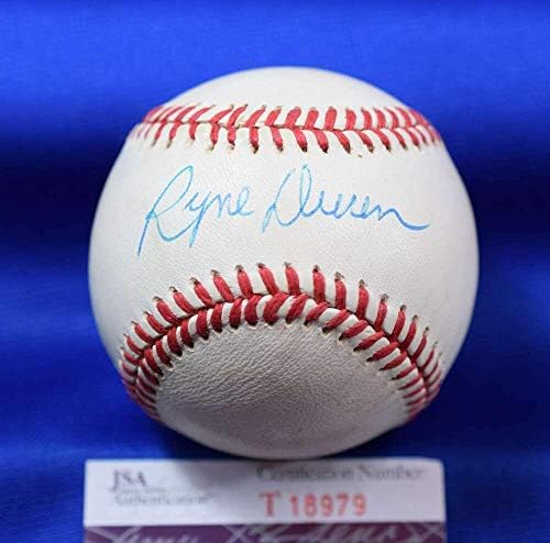 Ryne Duren JSA CoA Autograph American League Oal Baseball assinado - Baseballs autografados