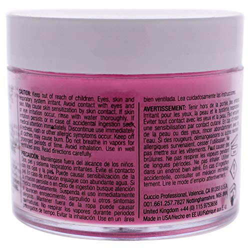 Cuccio Color Powder Polishine - laca para manicure e pedicure - pó altamente pigmentado que é finamente moído - acabamento