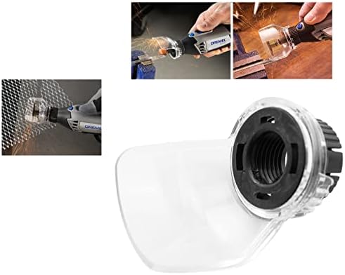 Acessório de escudo rotativo para ferramentas LQ Industrial 2pcs transparentes de segurança de segurança de metal detritos de polimento