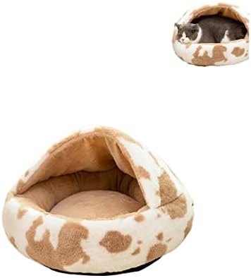 Aquecimento de gato de auto -aquecimento - barraca de gato de pelúcia Ultra macia - Donut Mat Almofada Casa 1 para cã