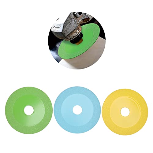 3pcs Disco de corte de vidro, Ultra Fin Fine Ruído Baixa Rápida Roda Corte para Cerâmica lâmina de serra fina para