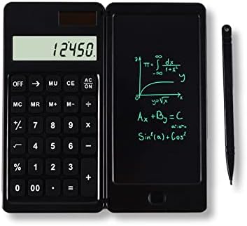Calculadora solar da Follsy com a calculadora de escritório de aprendizado do conselho de redação com a redação da