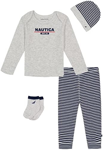 Nautica Defina o conjunto de calça de garoto de bebês 4 peças