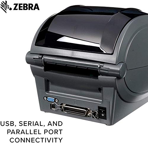 Zebra GX420T Térmica Transferência de Transferência de Desktop Print Largura de 4 na conectividade da porta serial e paralela USB GX42-102510-000