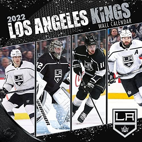 Turner Sports Los Angeles Kings 2022 12x12 Calendário de parede da equipe