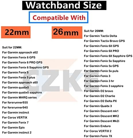 Fndwj Braided Nylon Watch Bands com fivela elástica para Garmin Fenix ​​7 7x 6 6x Pro 5x 5 3HR 945 S60 S62 RELEME