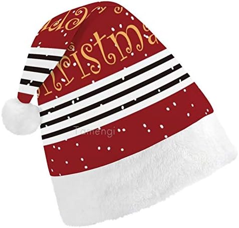 Chapéu de Papai Noel de Natal, Feliz Natal de Natal Chapéu de Férias para Adultos, Unisex Comfort Chapéus de Natal para