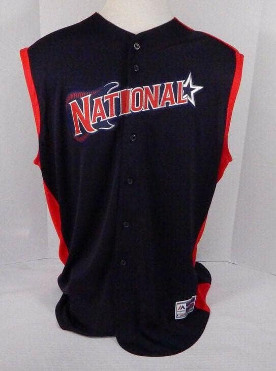 2019 Liga Nacional Blank Game Emitiu Jersey Navy All Star Game 54 804 - Jogo usou camisas da MLB usadas
