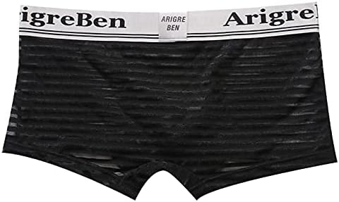Curtos de boxer masculinos Pant masculinos de roupas íntimas de roupa de baixo