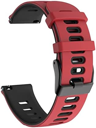 Tiras de silicone de cor dupla eeomoik para pulseiras de banda de relógio inteligente Mibro Lite para Xiaomi Mibro Air/Mijia