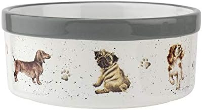 Portmeirion Home & Gifts WN4098-XL Tigela de cachorro, cerâmica