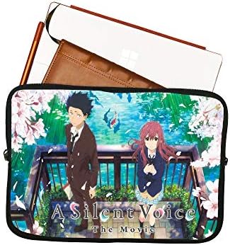 Brand3 Anime Uma voz silenciosa de laptop de 15 polegadas Bag mousepad Notebook SleeVeanime Computer Bag Laptop/tablet