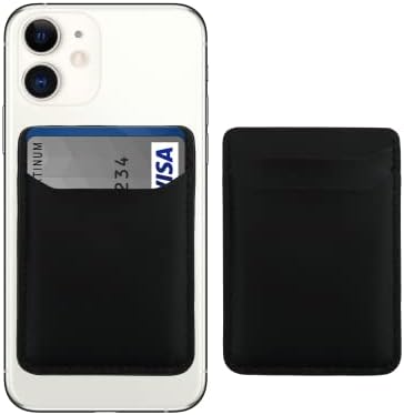 Carteira MagSafe para iPhone 12,13/pro/PROMAX/MINI - Porta de cartão de couro vegano de bolso multi -bolso - 2 bolsos de credit