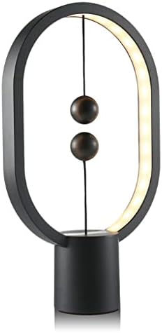 ZJHYXYH MINI LUDER DE TABELA Lâmpada da área de mesa da lâmpada do quarto lâmpada oval interruptor magnético Proteção olho de proteção