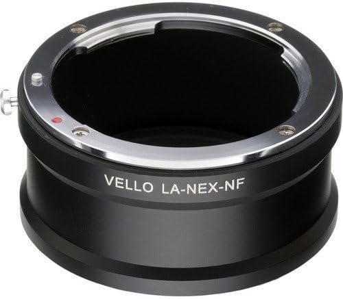 Adaptador de lente Vello f Mount Compatível com câmera Sony Nex e Nikon
