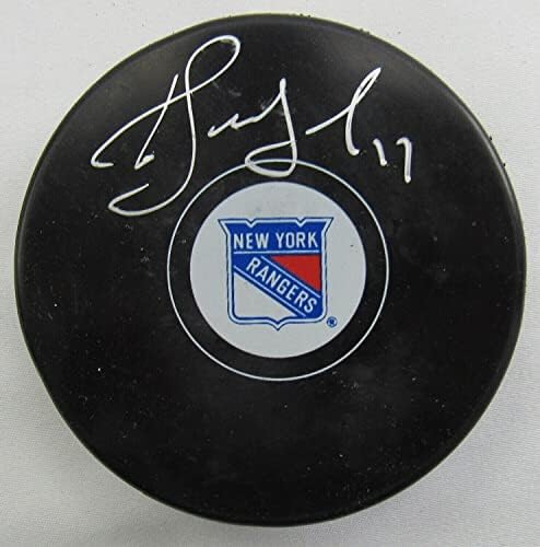 Alexei Kovalev assinou o Autograph Rangers Hockey Hockey Hockey Puck JSA Testemunha - Autografado NHL Pucks