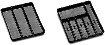 bandeja de utensílio de utensílio de compartimento Madesmart 3 + 6 bandeja de utensílios de compartimento, forro