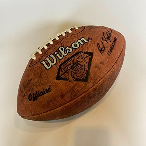 A equipe de 1994 do New York Giants assinou o Wilson Official NFL Football - Fofolada autografada