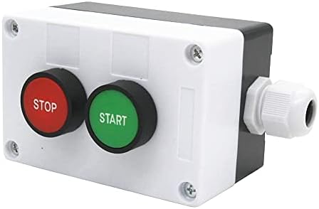 AC 660V 10A Momentário Iniciar/Parar Red Sinal Verde Sem Pus de Push Butter Switch Estação