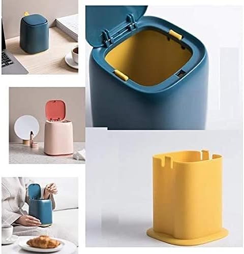 Lixo wxxgy lixo lixo bin bin bin lixo cesto para o banheiro de cozinha de escritório em casa lixo/k azul