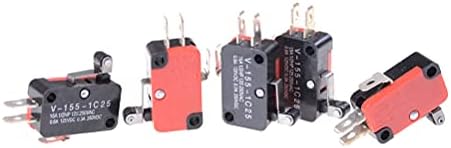 Micro curto hinroller alavanca limite de controle SPDT V-155-1C25 5pcs huxuan-
