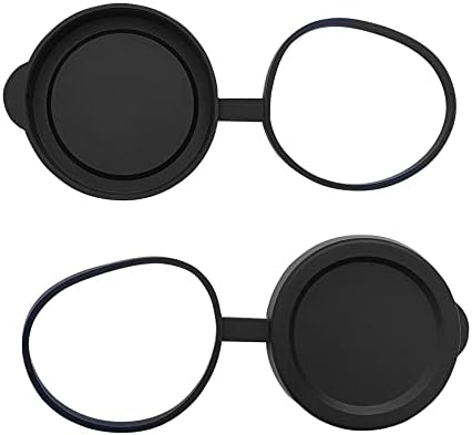 Caps de lente de objetivos binoculares/monoculares de 50 mm Caps de diâmetro interno 60.9-63.2mm Conjunto de cobertura de borracha