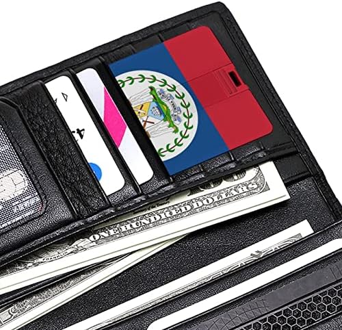Flag de Belize USB Drive Flash Drive personalizado Cartão de crédito Drive Memory Stick Usb Key Gifts