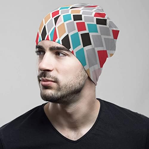Baikutouan House of Pizza Print Print Feanie Hats for Men Mulher With Designs Skull Cap
