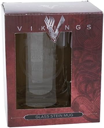 Toys Underground Vikings Glass Stein Caneca - 12 onças O programa de TV History Channel Drink Cup