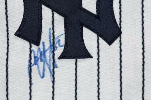C.C. Sabathia assinou o autêntico majestoso New York Yankees Jersey JSA adesivo - camisas MLB autografadas