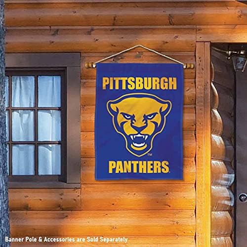 Pittsburgh Panthers Bandeira da bandeira da casa de dupla face