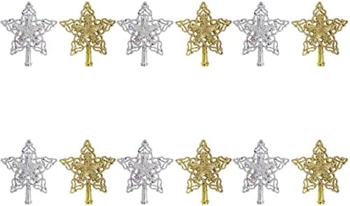 ABOOFAN 12pcs adornosas de barra de prata Ornamento decorativo fornece decoração de festa de festa ouro caseiro pingente de