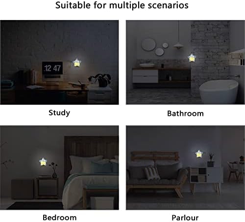 Baby Elephant Moon Night Light Plug in Led Night Night Lamp Dusk to Dawn Sensor Nightlight for Kids Bedroom Bathroom Kitchen Nursery